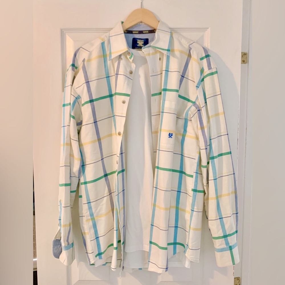 Wrangler Men's Plaid Button-Down